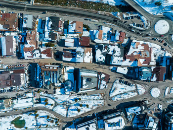 Ski resort town of st. anton am arlberg in austria