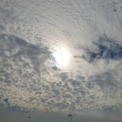 Low angle view of sky during sunset
