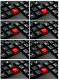 Full frame shot of computer keyboard
