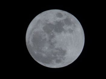 Scenic view of moon against sky at night