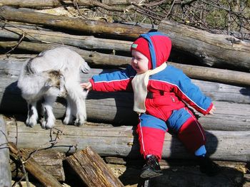 Boy with horse