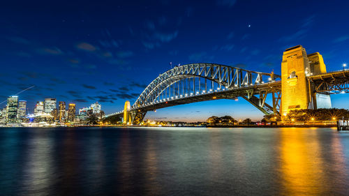 Sydney harbour with the sydney harbour bridge