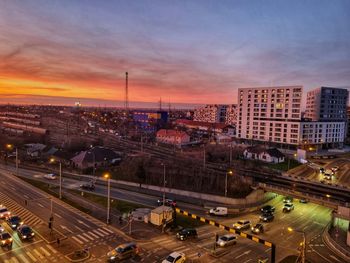 Urban sunset