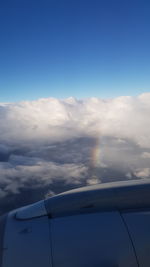 Aerial view of cloudscape against sky