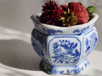 Close-up of drink on table