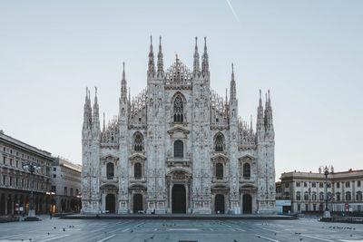 Cathedral against sky in city