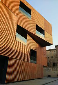 Low angle view of building against sky