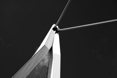 Low angle view of wind turbine against sky