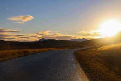 Scenic norwegian roods