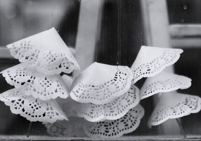 Close-up of raindrops on window