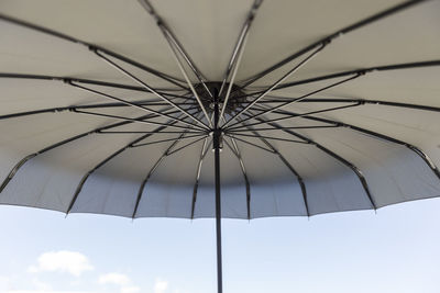 Low angle view of parasol