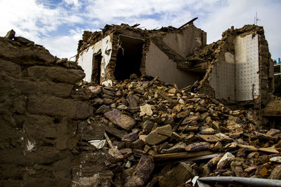 Old ruins against sky