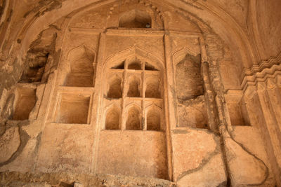 Low angle view of historical building