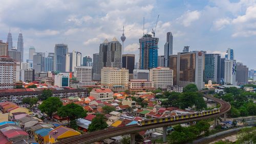 Skyscrapers in city