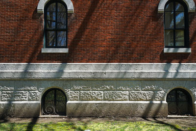 Low angle view of old building