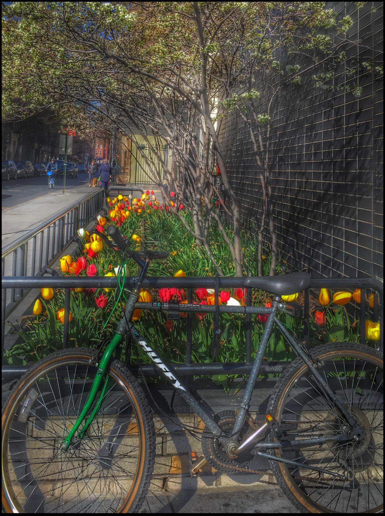 Bicycle leaning