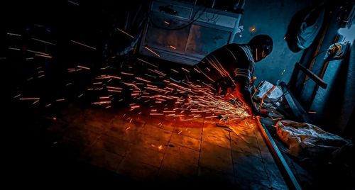 Person working in factory