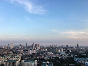 Cityscape against sky