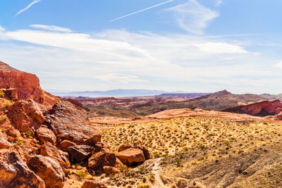 Scenic view of landscape against sky