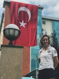 Portrait of a smiling young woman