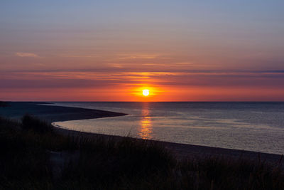 Sunset ellenbogen beach, sylt