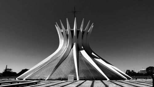 Low angle view of structure against sky