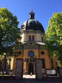 Low angle view of church