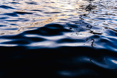 Full frame shot of rippled water