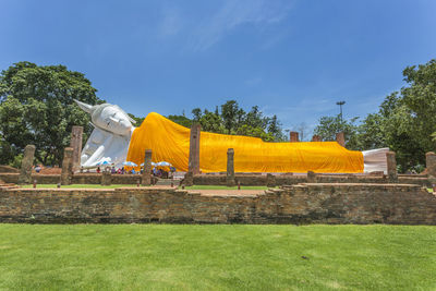 View of temple against sky