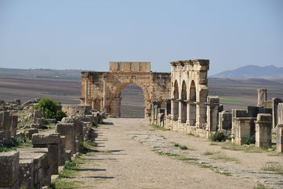 Volubilis, ruins of the colony of the roman empire