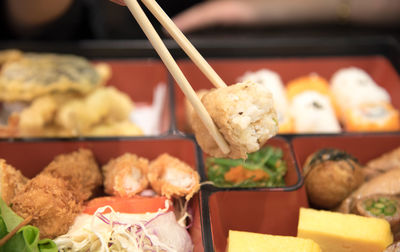 Close-up of food in container