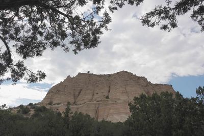 Scenic view of landscape against cloudy sky