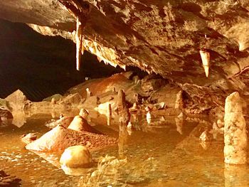 Panoramic view of cave