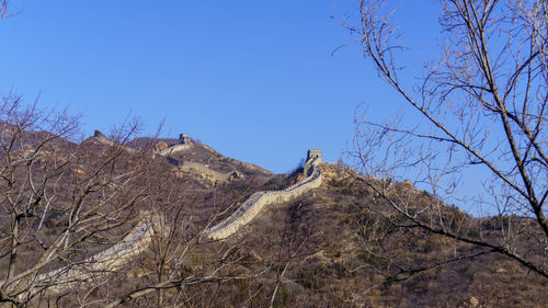 Alone at the badaling great wall