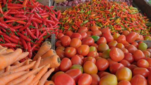 Fruits for sale at market stall