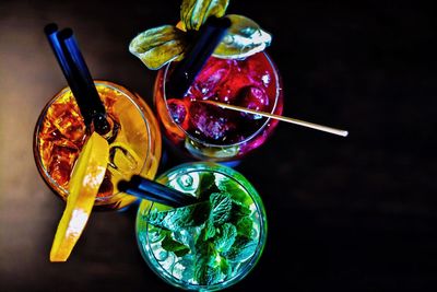 Close-up of drink on table