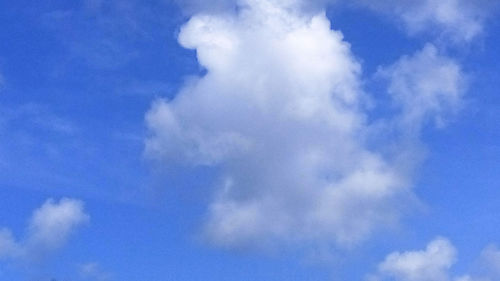 Low angle view of clouds in sky