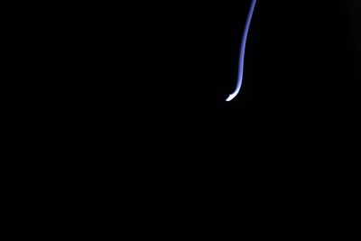 Scenic view of moon against clear sky at night