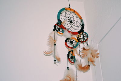 Low angle view of dreamcatcher