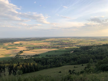 Scenic view of landscape against sky