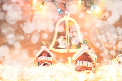 Close-up of christmas decoration