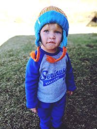 Close-up of cute boy