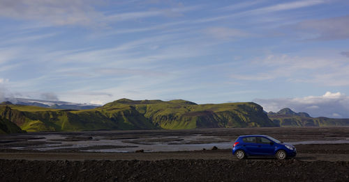 Economic car on iceland's ringroad