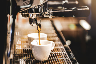 Close-up of coffee cup