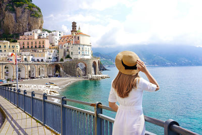 Tourism on amalfi coast