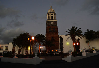 Low angle view of church