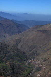 Scenic view of mountains