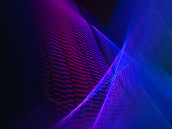 Abstract image of illuminated lights at night