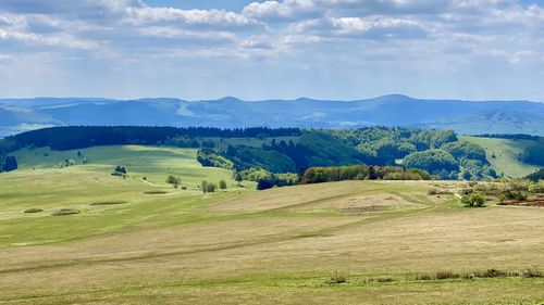 Scenic view of landscape against sky