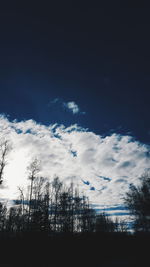 Scenic view of landscape against cloudy sky